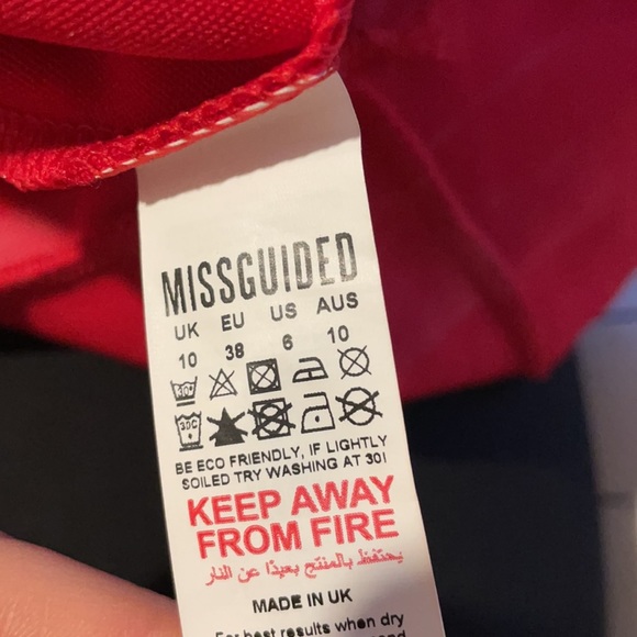 Missguided Red Skater Dress - Picture 4 of 4